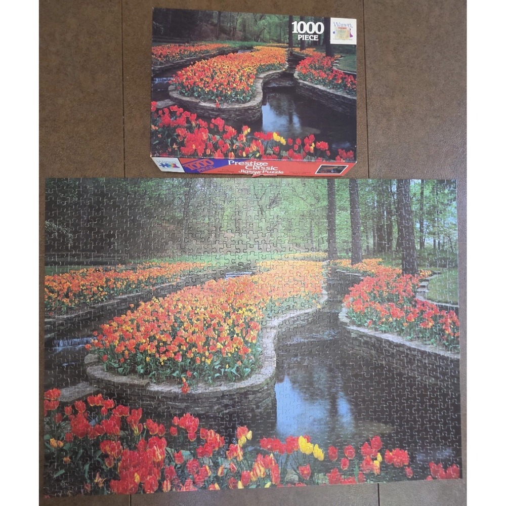 Warren Prestige Classic 1000 Piece Jigsaw Puzzle Hodges Gardens Complete USA